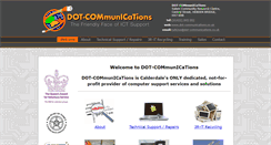 Desktop Screenshot of dot-communications.co.uk